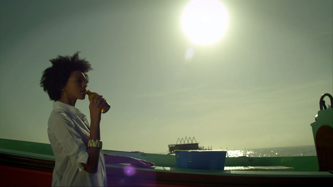 Still frame from Red Stripe