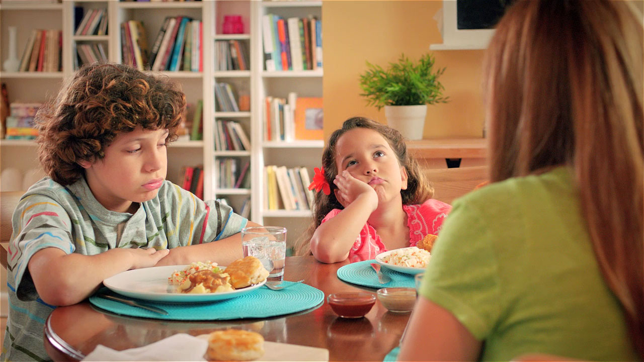 Still frame from KFC Sharing commercial